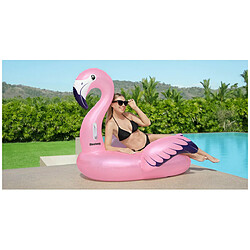 Bestway Bouée gonflable chevauchable flamant rose