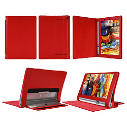 Xeptio Housse Lenovo Yoga Tablet 3 10 pouces rouge avec stand