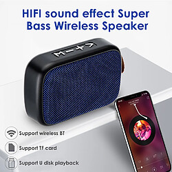 Avis Universal Haut-parleur Bluetooth multifonctionnel subwoofer portable sans fil musique stéréo surround haut-parleur extérieur support carte TF clé USB FM | haut-parleur portable (noir)