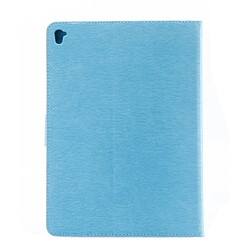 Avis Wewoo Smart Cover bleu pour iPad Pro 9.7inch fleurs pressées motif de papillon flip horizontal PU étui en cuir avec boucle magnétique et titulaire fentes cartes porte-monnaie