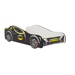 Kobi Lit simple Batmobile 140x70 noir