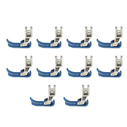 10pcs pied-de-biche en plastique pour accessoires de machine à coudre industrail bleu