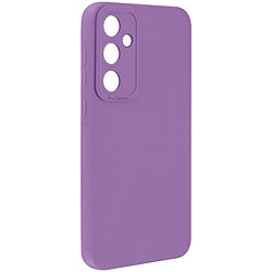 Avizar Coque pour Samsung Galaxy A55 5G Silicone Mat Toucher Doux Violet Foncé