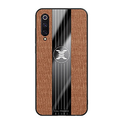 Wewoo Coque Souple Pour Xiaomi Mi 9 XINLI étui de protection TPU antichoc Texture Brun