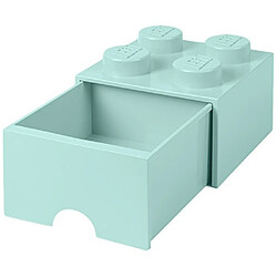 Tiroir en brique LEGO 4 boutons, 1 tiroir, boîte de rangement empilable, 4.7 l