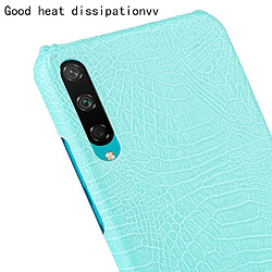 Wewoo Coque Rigide Pour Huawei Honor Play 3 Antichoc Crocodile Texture PC + PU Case Vert clair pas cher