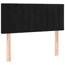 Maison Chic Tête de lit moderne pour chambre - Décoration de lit Noir 80x5x78/88 cm Velours -MN14169