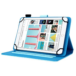 Avis Etui en PU avec stockage de cartes bleu clair pour votre Tablet 10 pouces