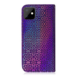 Avis Wewoo Housse Coque Pour iPhone 11 couleur unie coloré boucle magnétique horizontale étui en cuir PU avec titulaire et fentes cartes et portefeuille et lanière violet