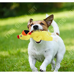 Tech Discount TD® Jouet en peluche pour animaux de compagnie de poulet hurlant Jouet de morsure de chien Jouet pour animaux de compagnie molaire