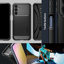 Spigen Sgp Spigen Rugged Armor Coque Compatible avec Samsung Galaxy A25 5G - Noir Mat