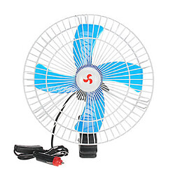 Ventilateur de Voiture Automatique Ventilateur d'air de Refroidissement Oscillant Portable de 10 Pouces à Clipser de 24 Volts