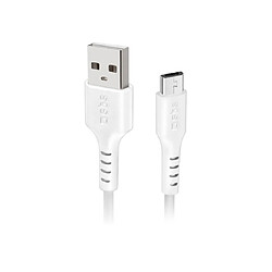 SBS Câble USB 2.0 vers Micro-USB 1m - Blanc