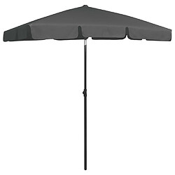 Maison Chic Parasol Jardin | Parasol de plage anthracite 180x120 cm - GKD93620