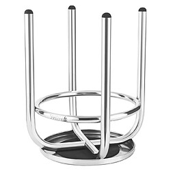 Helloshop26 Tabouret inox 29 cm de diamètre en acier inoxydable 14_0003762