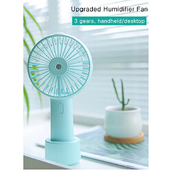 Universal Batterie Ventilateur de brouillard à jet d'eau portable Électrique USB Rechargeable Portable Portable Mini Ventilateur Refroidissement Climatisation Humidificateur Ventilateur Extérieur