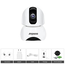 Acheter Wewoo Caméra 200 W 3.6mm Objectif Grand Angle 1080 P Smart WIFI Moniteur Caméra, Soutien Vision Nocturne et TF Carte D'extension De Stockage, UE Plug