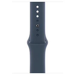 Avis Sport Band pour Apple Watch Series 1 á 10 / SE / Ultra (2) (44/45/46/49 mm) - Taille S/M - Storm Blue