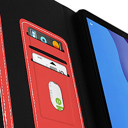 Avizar Étui pour Lenovo Tab M10 Gen 3 Portefeuille Support vidéo Mise en veille Rouge pas cher