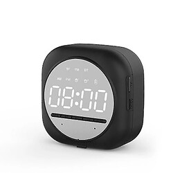 Universal YYH-Digital Alarm Allow Portable Bluetooth haut-parleur LED Mirror haut-parleur MP3 lecteur (noir)