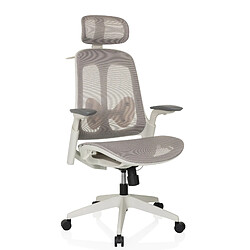 Chaise de bureau / chaise pivotante ARCEO M tissu maillé gris hjh OFFICE