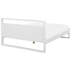 Acheter Beliani Lit double en bois blanc 180 x 200 cm GIULIA