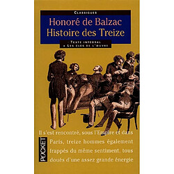 Histoire des Treize - Occasion