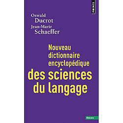 Nouveau dictionnaire encyclopédique des sciences du langage - Occasion