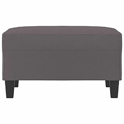 Avis Maison Chic Repose-pied,Tabouret confortable Gris 70x55x41 cm Similicuir -MN56624