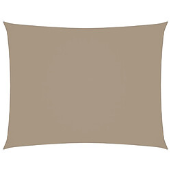 vidaXL Voile de parasol tissu oxford rectangulaire 2x3 m taupe