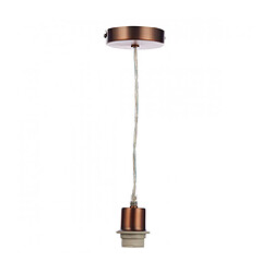 Luminaire Center Suspension design Basic Cuivre vieilli 1 ampoule 8,5cm