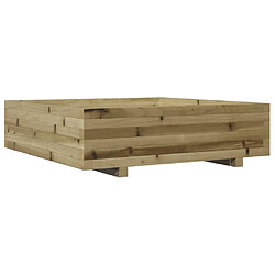 vidaXL Jardinière 90x90x26,5 cm bois de pin imprégné