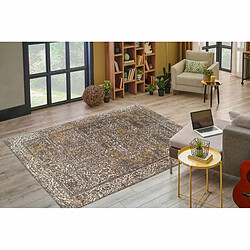 Paris Prix Tapis Tissé Oriental à Poils Plats Davio Beige 120 x 170 cm pas cher