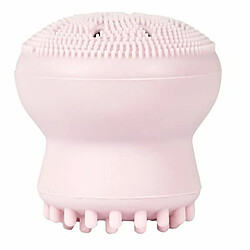 Paris Prix Brosse en Silicone Visage Nettoyante 5cm Rose