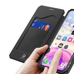 Avis Dux Ducis Etui en PU avec support noir pour votre Apple iPhone 11 6.1 pouces