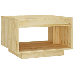 Maison Chic Table basse,Table Console Table d'appoint, Table pour salon 50x50x33,5 cm bois de pin massif -MN33253