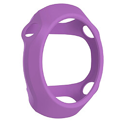 Wewoo Protection écran Étui de en silicone Smart Watch pour Garmin Forerunner 610 Violet