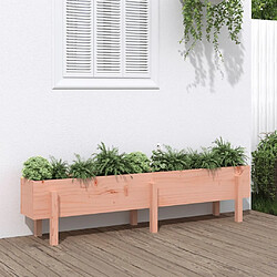 Maison Chic Jardinière,Lit surélevé de jardin - Bac à fleurs - pot de fleur 160x30x38 cm bois douglas massif -GKD76813