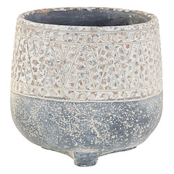 BigBuy Garden Cache-pot Gris Ciment 17,5 x 17,5 x 16,5 cm