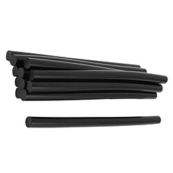 Wewoo Ruban adhésif 10 bâtonnets de colle pour fusion à chaud, noir, fer à souder, 10 PCS, longueur: 270mm