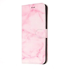 Wewoo Housse Étui rose pour Samsung Galaxy S8 + / G9550 Marbre Motif Horizontal de protection en cuir Flip avec support et Slots de cartes Portefeuille