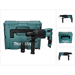 Makita HR 2630 TJ Perforateur burineur 800 W 2,4 J SDS Plus + Mandrin rapide + Coffret Makpac