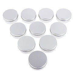 10x 50ml Conteneurs Cosmétiques Vide Pots de Voyage pour Echantillons Maquillage, Crème, Baume à lèvres , Paillette , Poudre