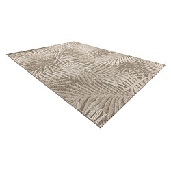 Avis RUGSX TAPIS EN CORDE SIZAL FLOORLUX 20504 FEUILLES gris foncé Champagne JUNGLE 120x170 cm