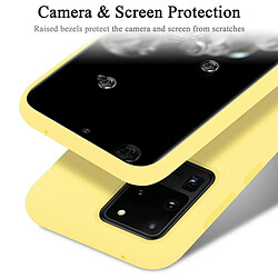 Cadorabo Coque Samsung Galaxy S20 ULTRA Etui en Jaune pas cher