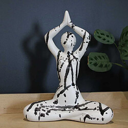 Acheter Drimmer Statuette yoga en céramique Zoya splash.