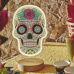 SkyLantern Lampe Neon Dia de Los Muertos sur Pied