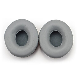 Wewoo Coussinets Mousse 2 PCS pour Beats Solo HD / 1.0 casque couverture en cuir de protection éponge cache-oreilles Gris