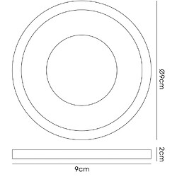 Avis Inspired Downlight encastré à bord rond profond uniquement vin blanc, nécessite 100035310 pour compléter l'article