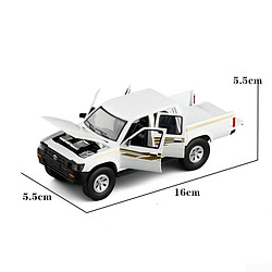 Universal Échelle 1: 32/Modèle de jouet moulé sous pression Camion de ramassage/Voiture acoustique/Portes ouvertes/Collections éducatives/Cadeaux | Voiture moulée sous pression(blanche) pas cher